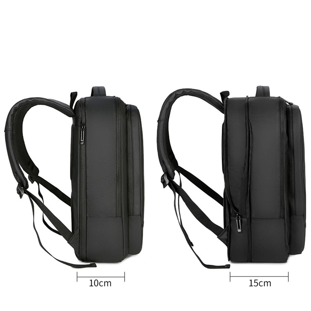 Kids USB School Backpacks - Black Book Bags For Boys Girls Business Anti Theft Slim Durable Laptop Backpack With USB Charging Port Water Resistant College School Computer Bag