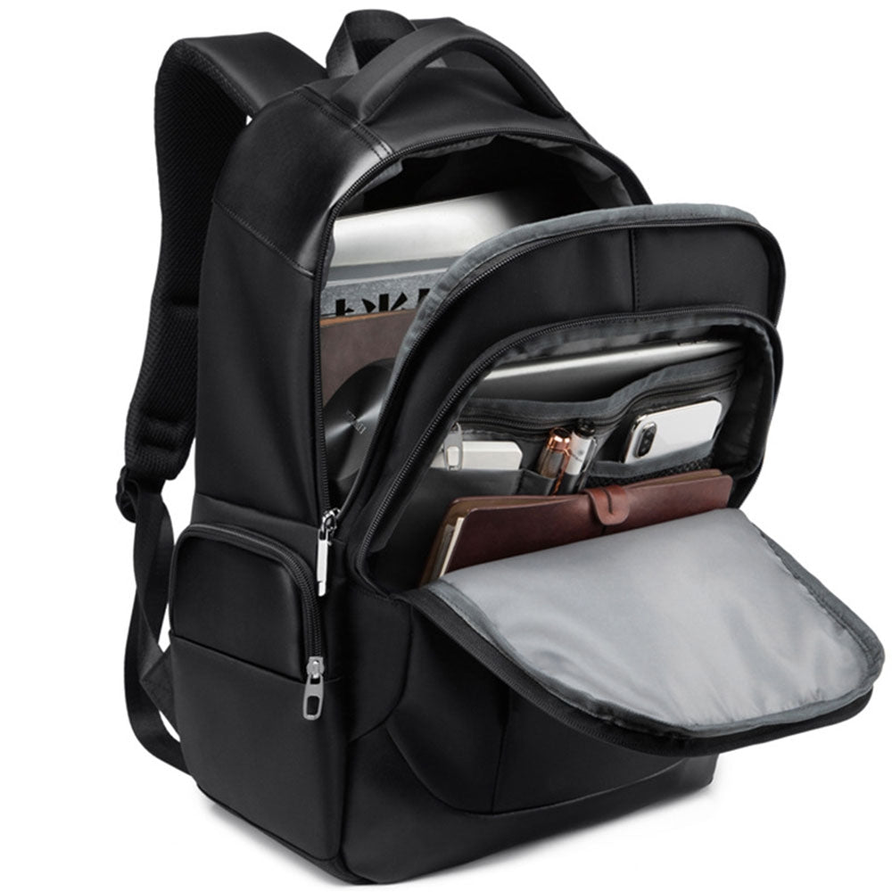 Kids USB School Backpacks - Black Grey Red Book Bags For Boys Laptop Backpack Anti-Theft Bag With USB Charging Port Business