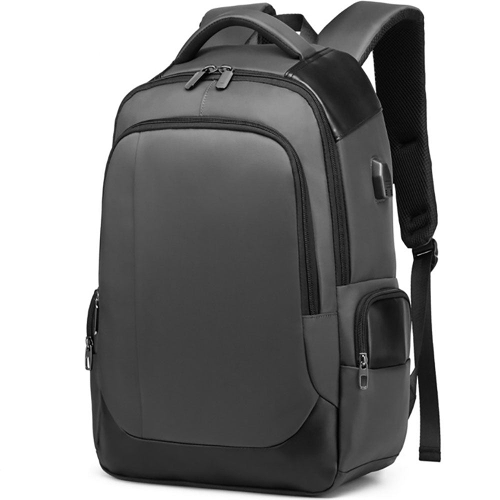 Kids USB School Backpacks - Black Grey Red Book Bags For Boys Laptop Backpack Anti-Theft Bag With USB Charging Port Business