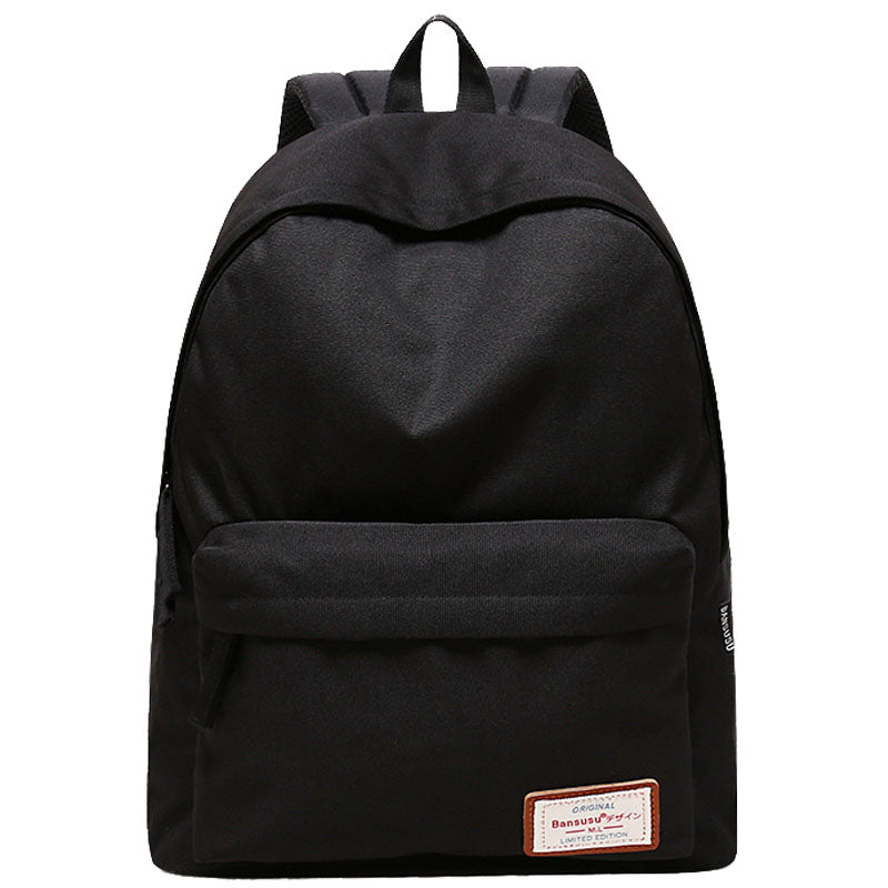 Lightweight Backpack for School Solid Color Travel Boobags