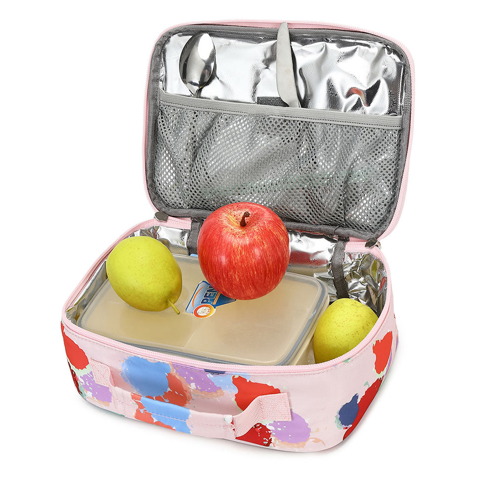 Girls' 3 Pieces Laptop Bookbag Cute Pringting Waterproof Backpack for School