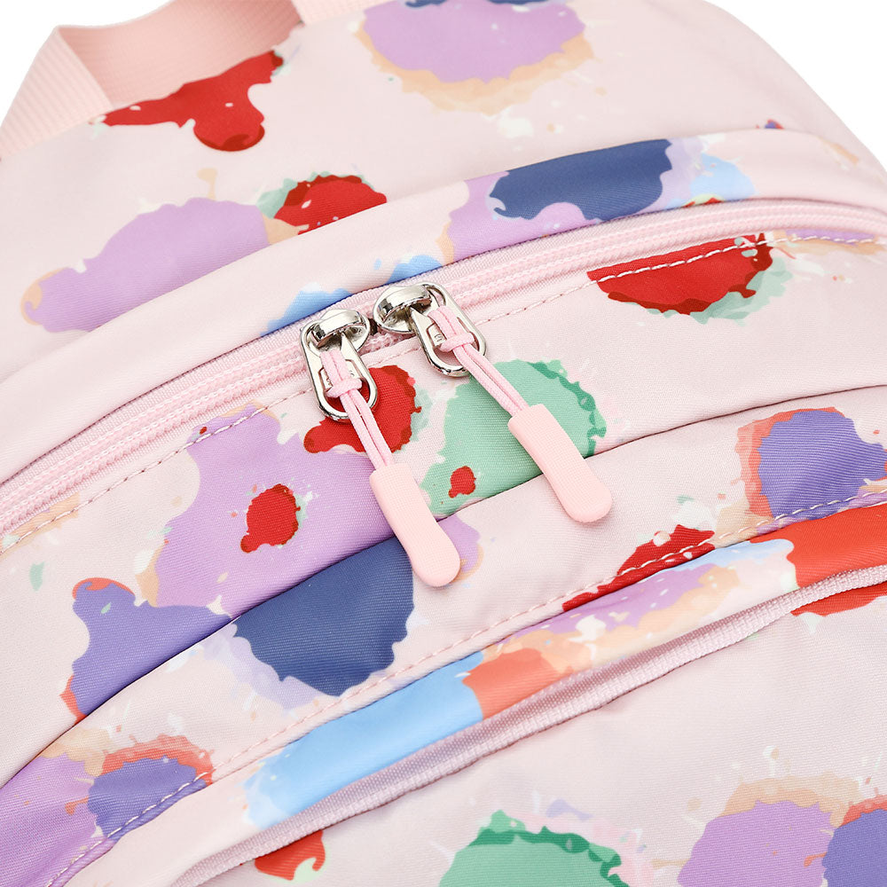 Girls' 3 Pieces Laptop Bookbag Cute Pringting Waterproof Backpack for School