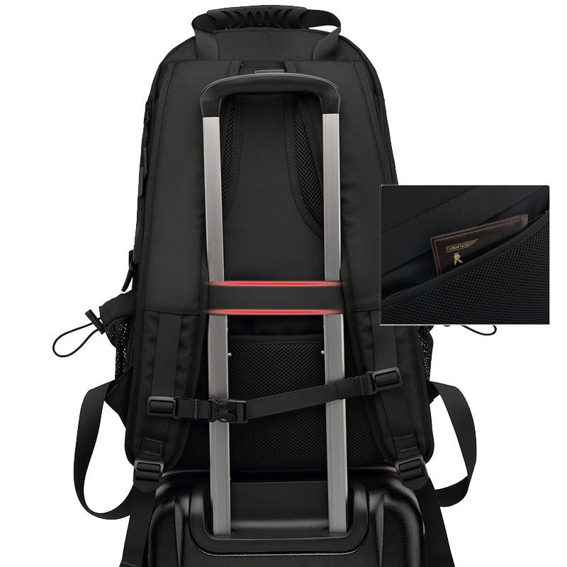 50-70L Travel Backpack For Men Gym Book With Shoe Compartment USB Charging Port
