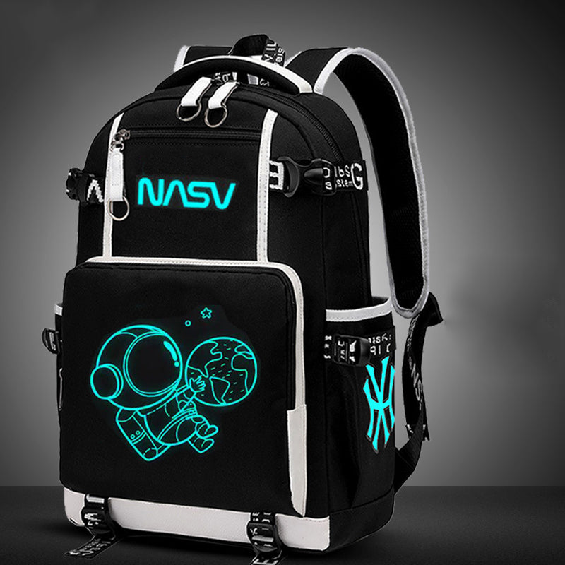 Junior School Boys Backpacks For 3-6 Grade Students Luminous Schoolbag