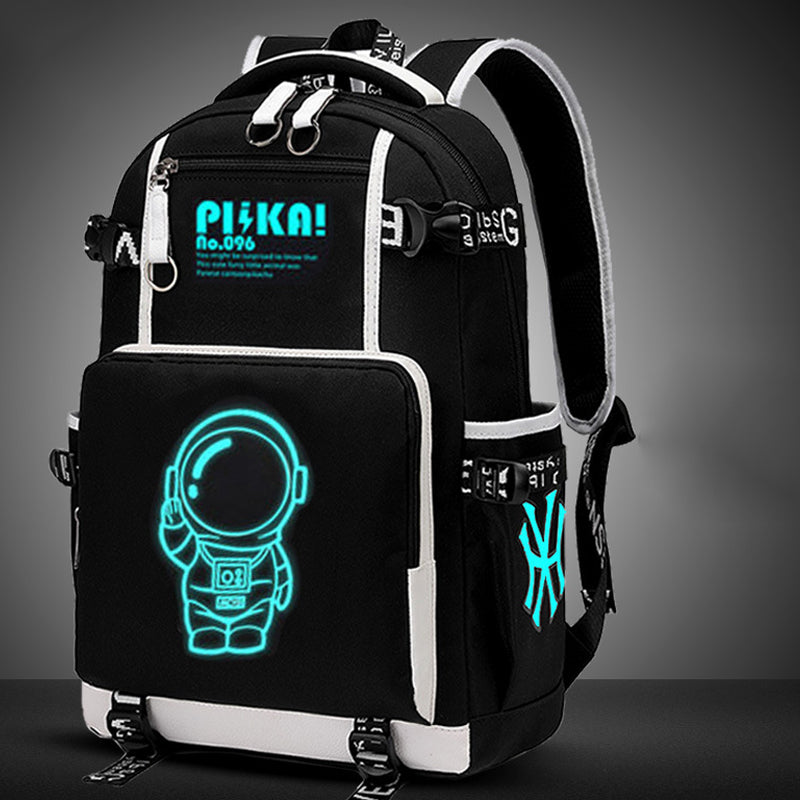 Junior School Boys Backpacks For 3-6 Grade Students Luminous Schoolbag