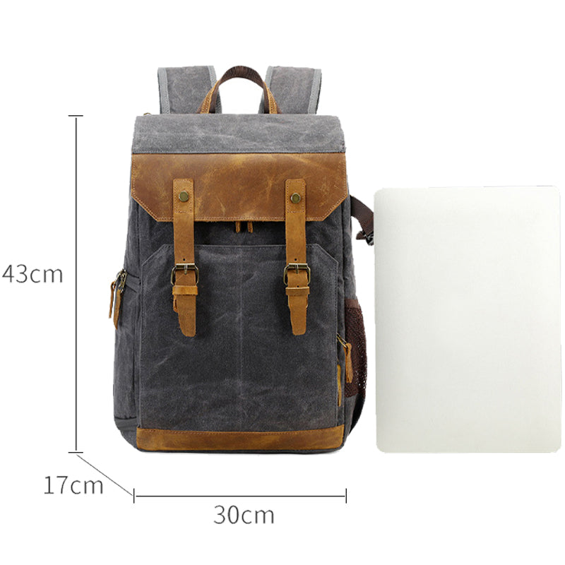 Canvas Camera Backpack Lens Storage Bag
