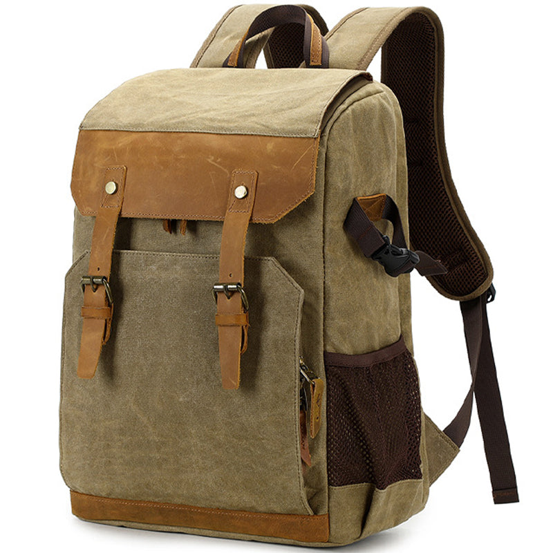 Canvas Camera Backpack Lens Storage Bag