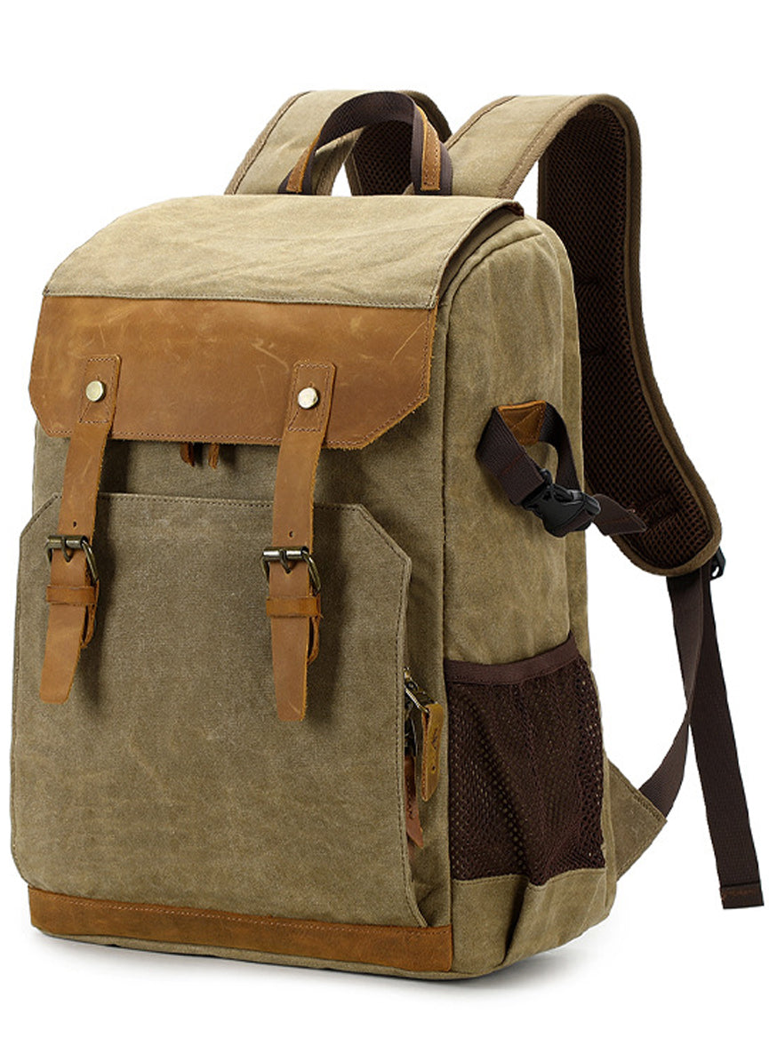 Canvas Camera Backpack Lens Storage Bag