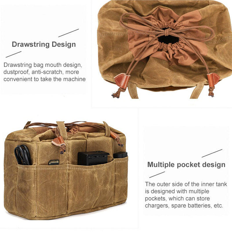 DSLR Canvas Handbag Camera Bag for Canon Nikon