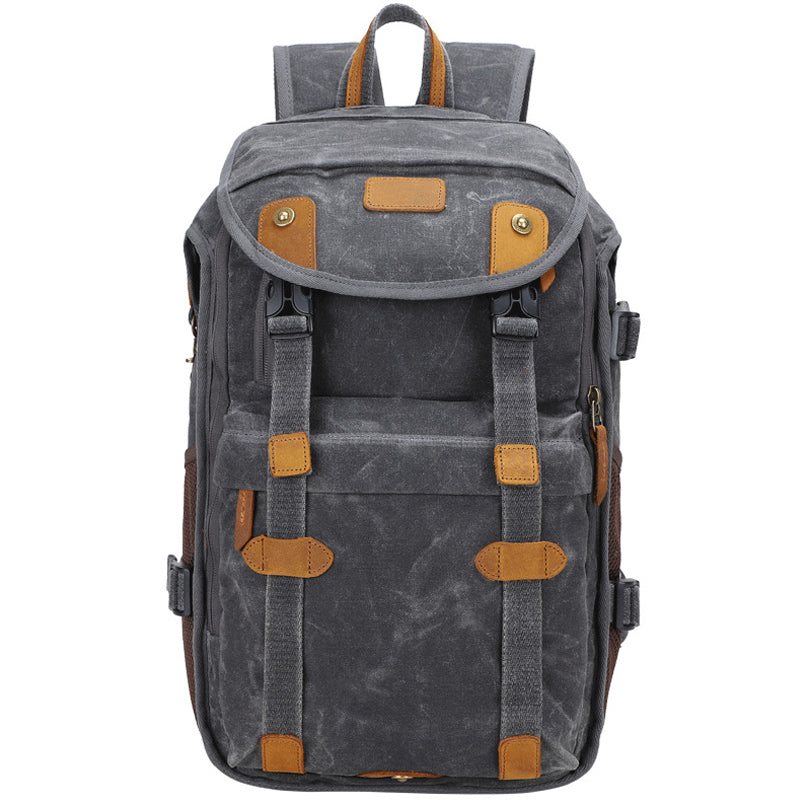 Camera Photo Backpack Tripod Lens Canvas Bag