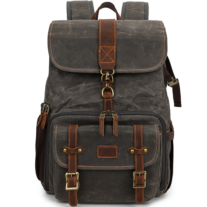 Camera Backpack Canvas Photography Tripod Bag