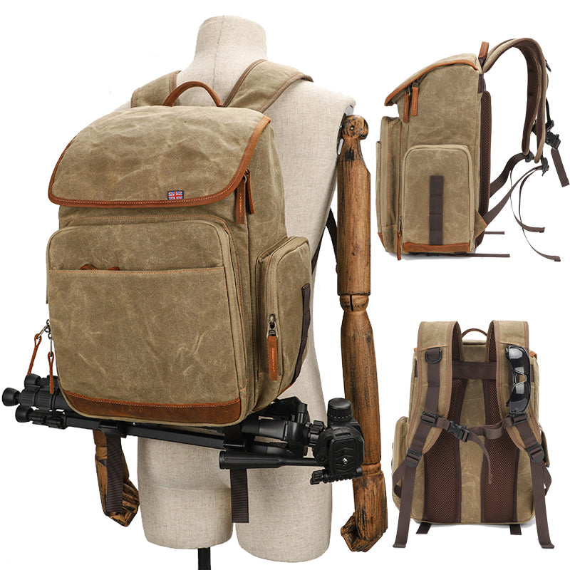Canvas SLR DSLR Bag Camera Backpack