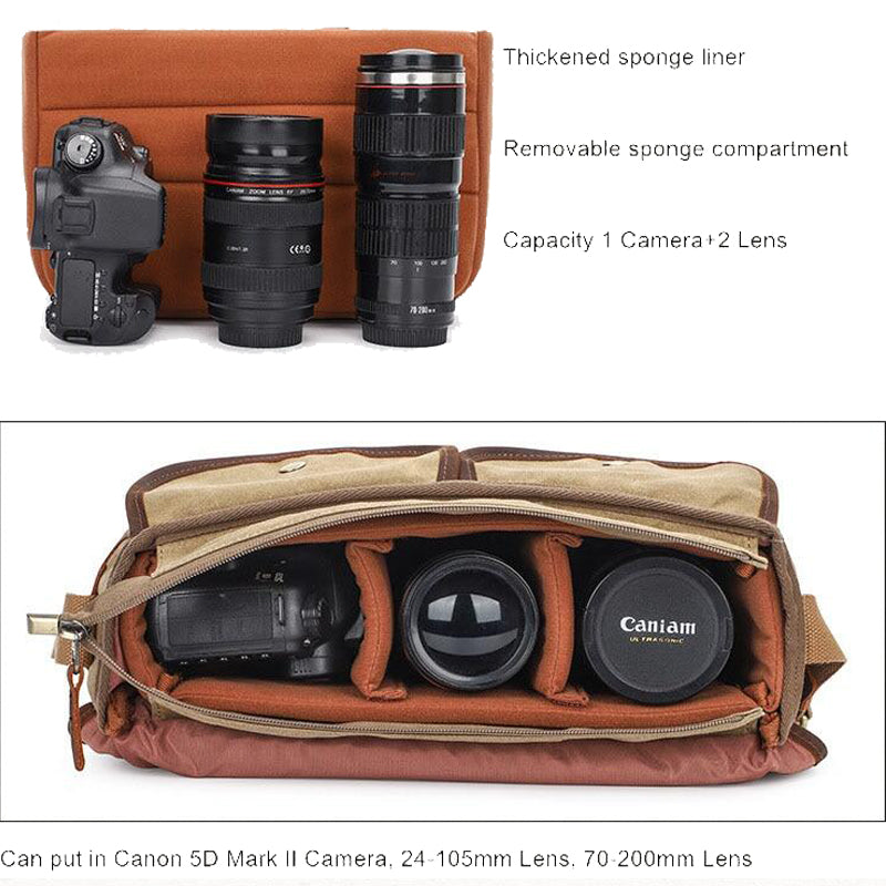 Camera Bag Messenger Bag for Canon/Sony/Nikon/Olympus