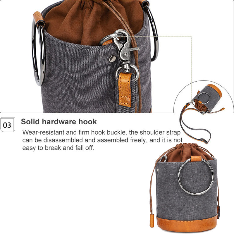 Retro Canvas Shoulder Camera Bag For Women