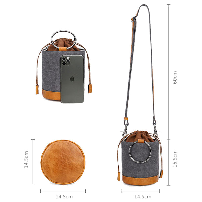 Retro Canvas Shoulder Camera Bag For Women