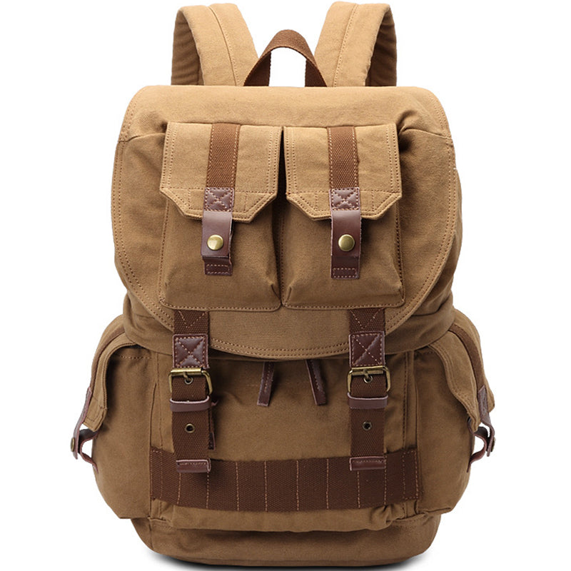 Multifuction Canvas Backpack Camera Ruckpack