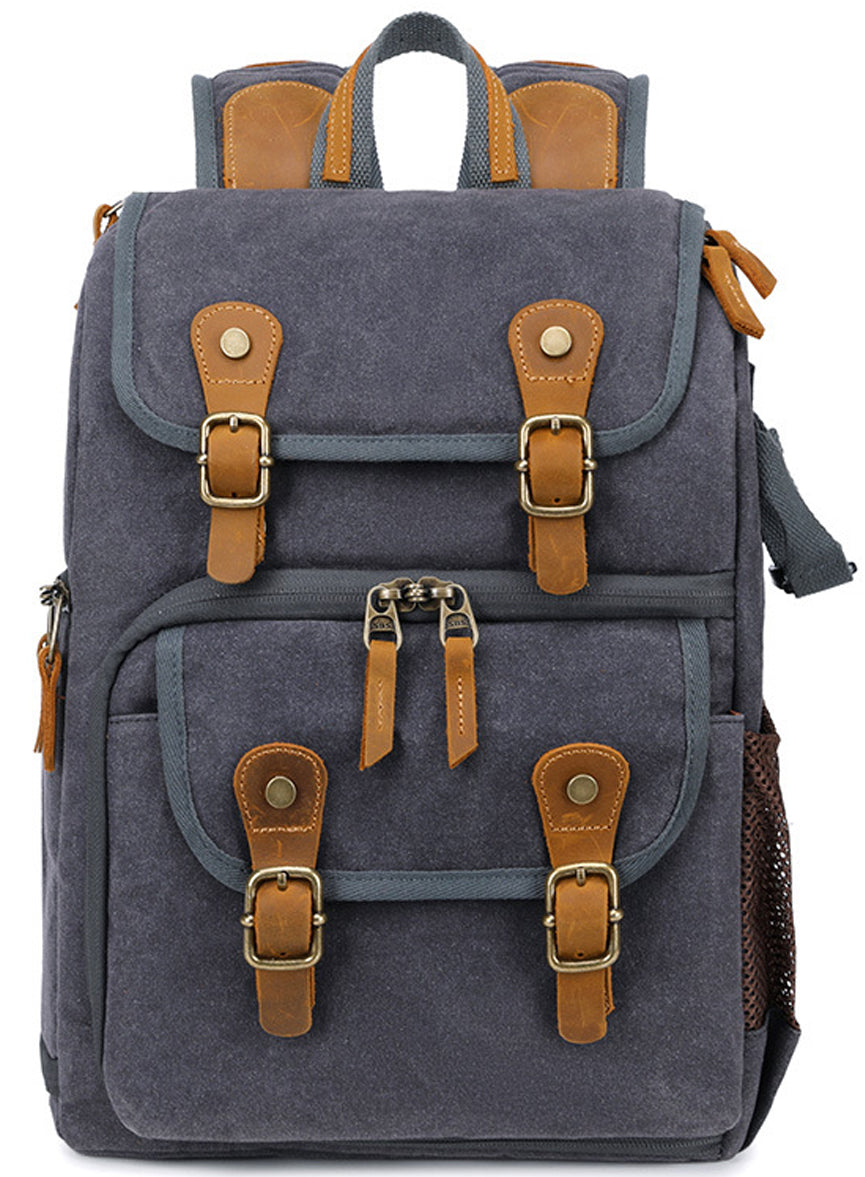 Batik Canvas Camera Bag Large Backpack