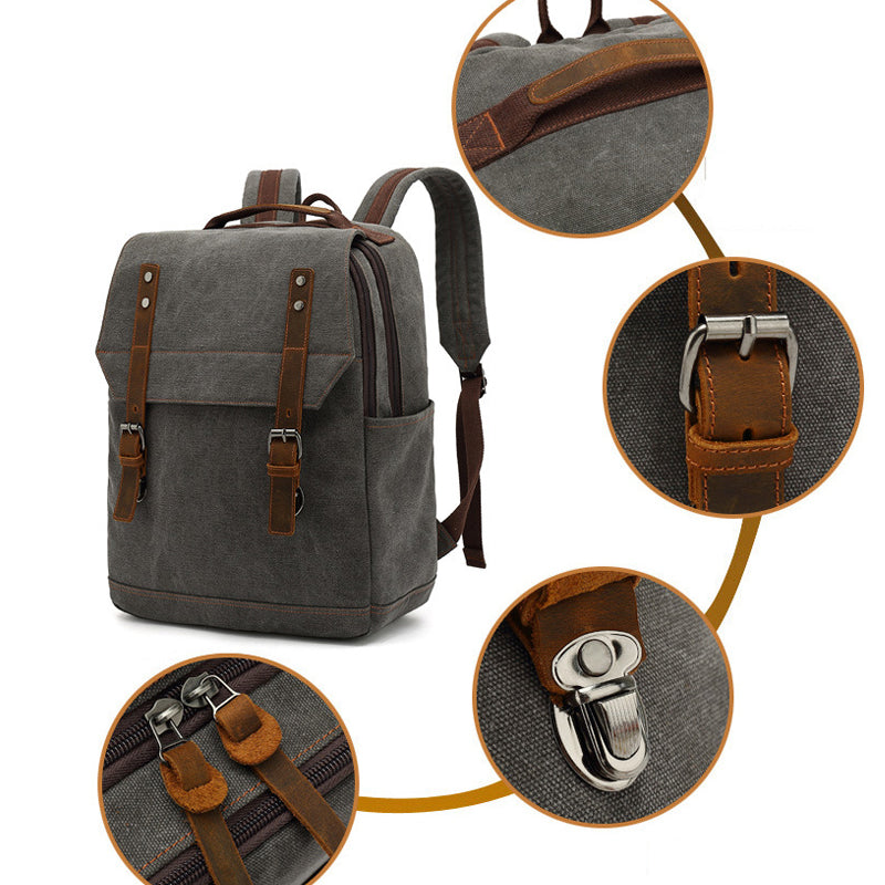 Anti-theft Canvas Backpacks 20-35L