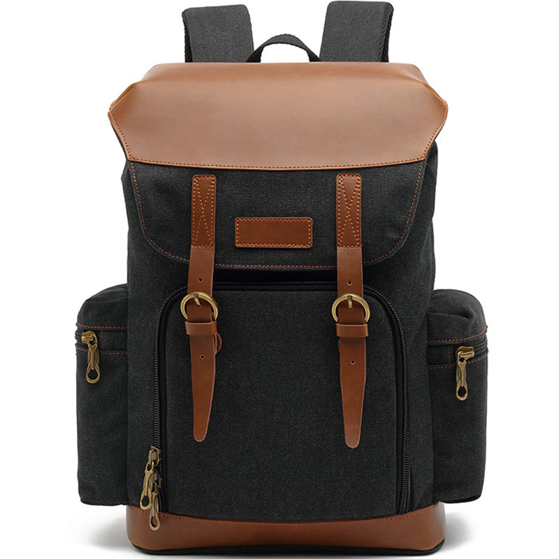 Canvas School Backpack For Men Women