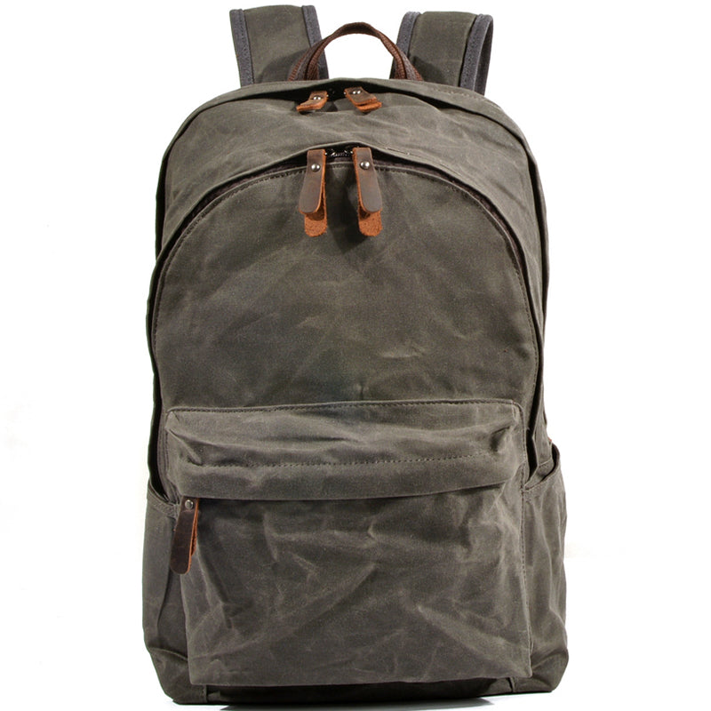 Student's Canvas Backpack School Bag
