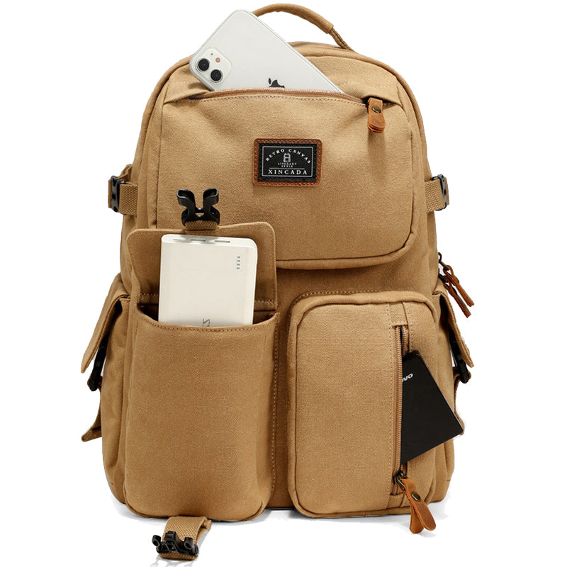 Canvas Travel Backpack Stylish Rucksacks For Women