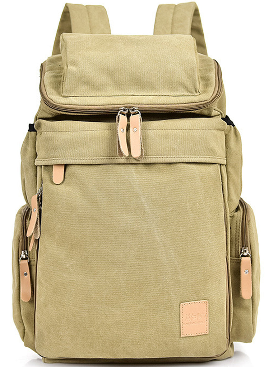 Large Canvas Travel Backpack