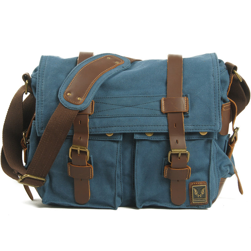Retro Canvas Messenger Bag Casual Satchel