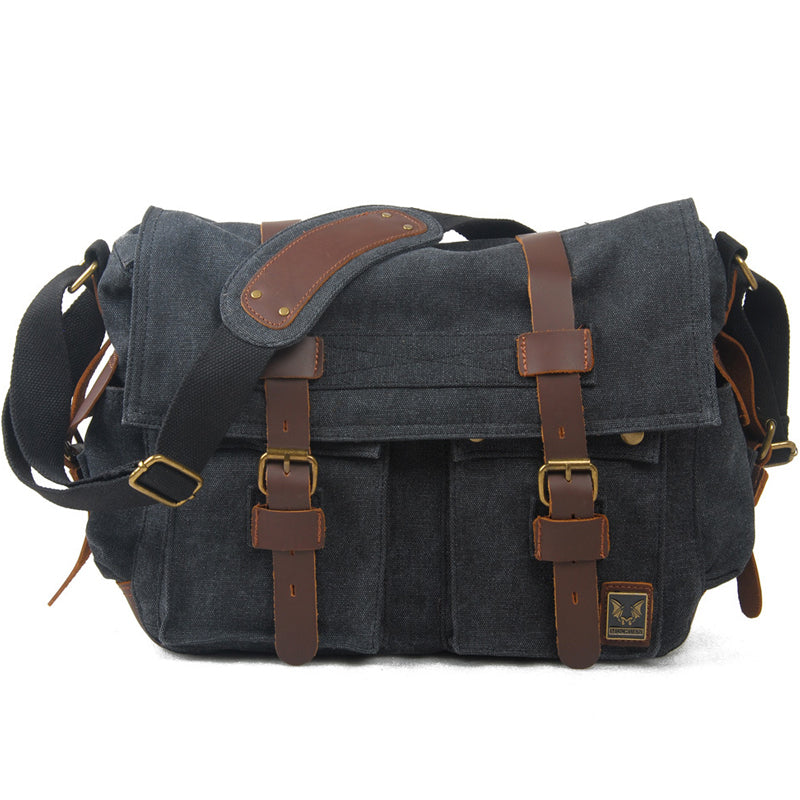 Retro Canvas Messenger Bag Casual Satchel
