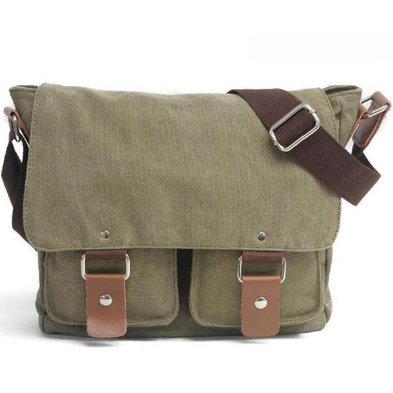 Retro Canvas Shoulder Bag For Students