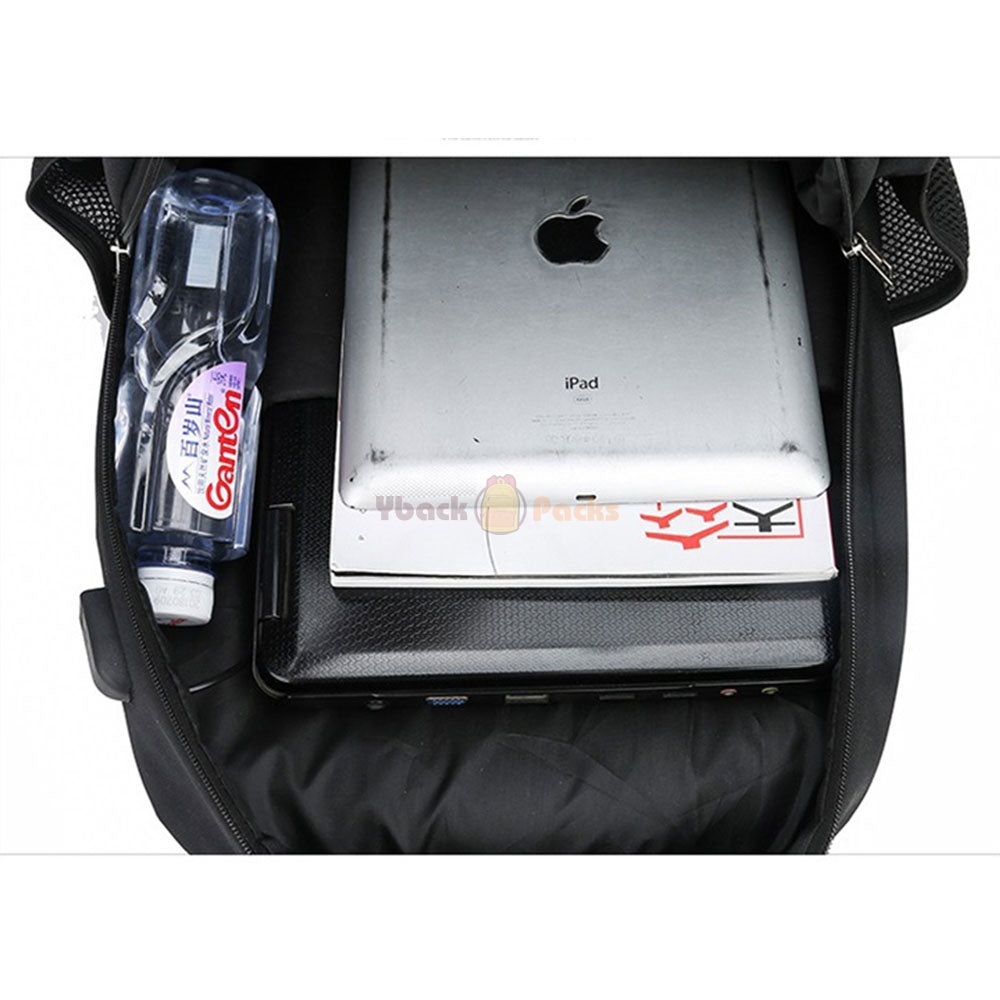 Travel Backpack with USB Charging Port for Teen Boys Oxford Large Capacity School Bag Top Level