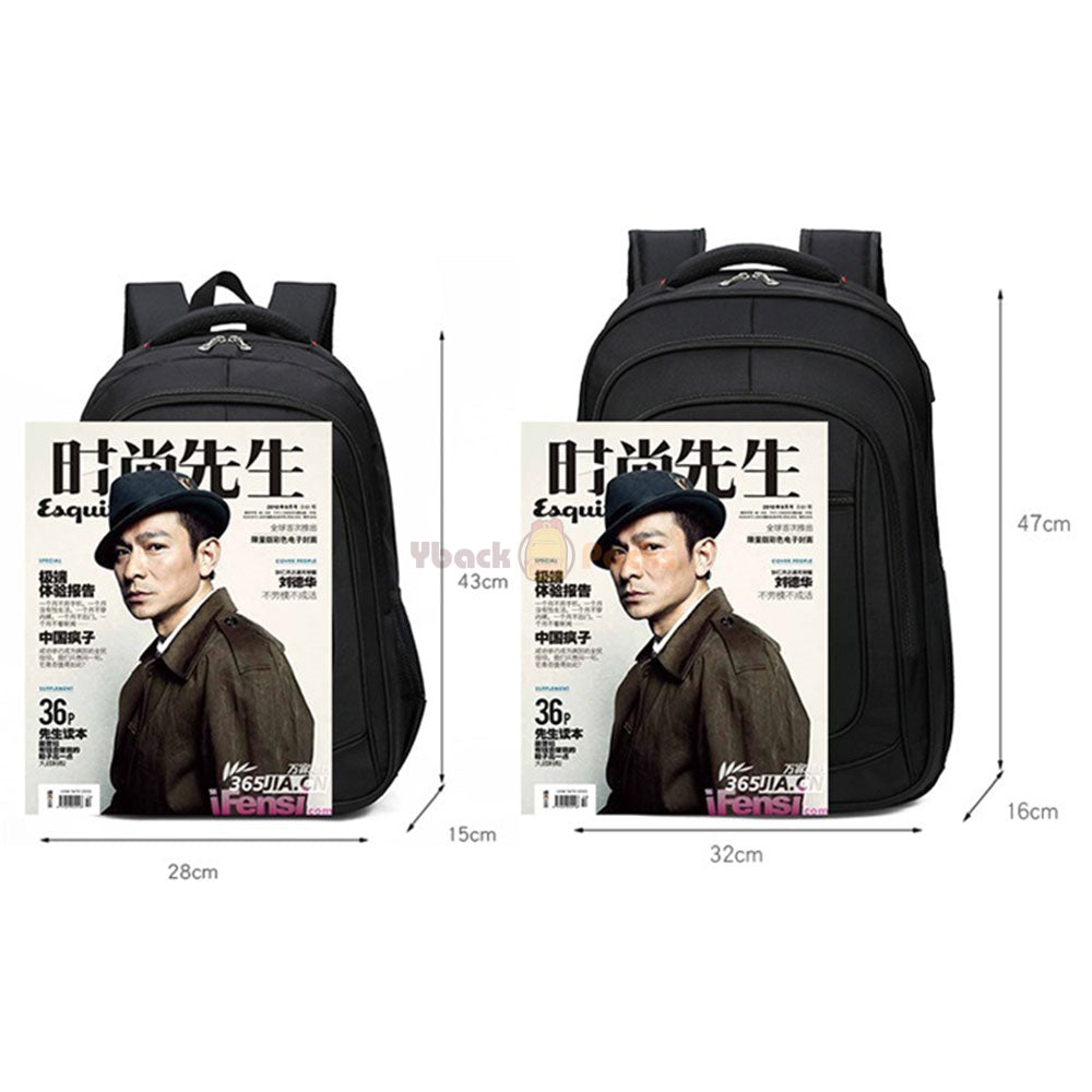 Travel Backpack with USB Charging Port for Teen Boys Oxford Large Capacity School Bag Top Level