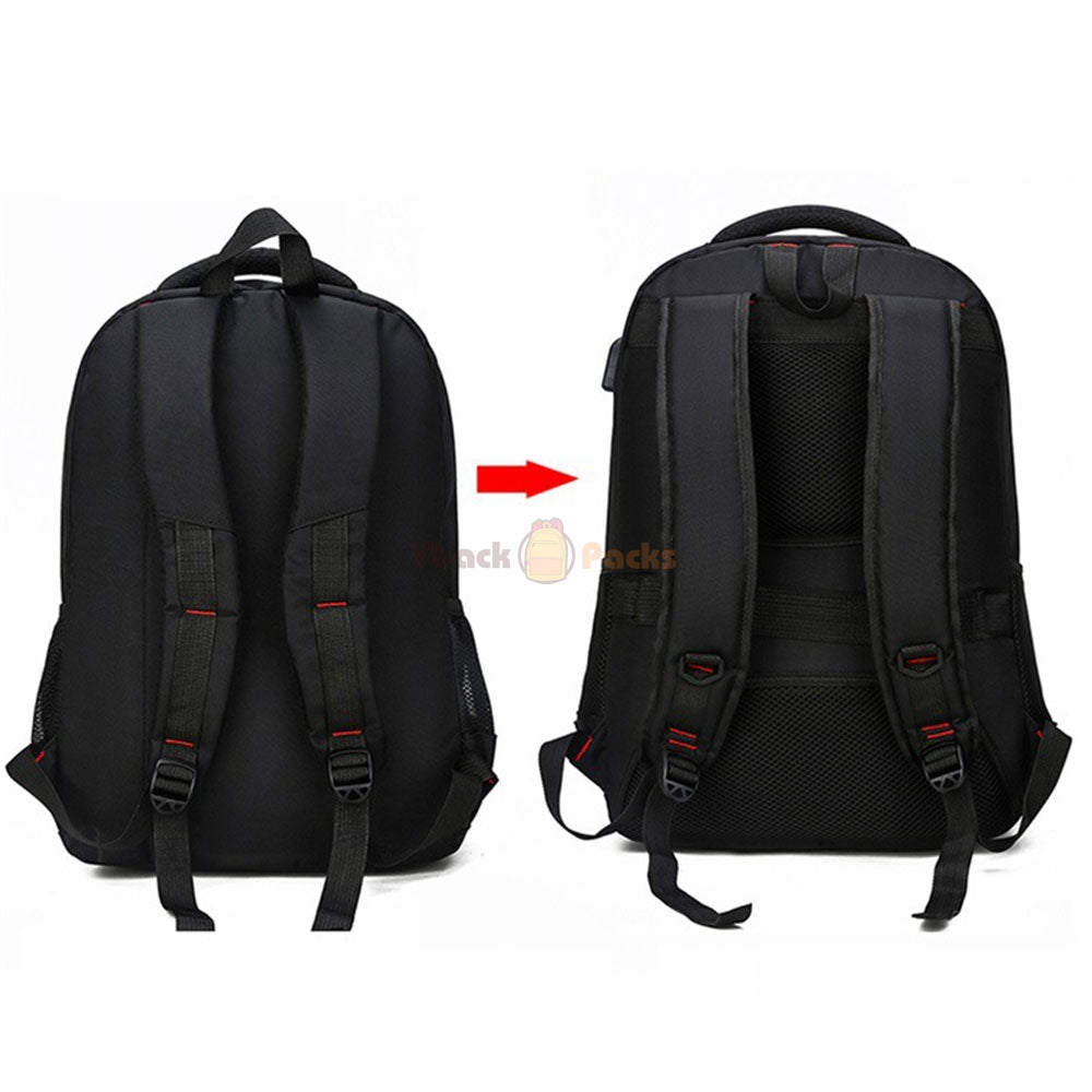 Travel Backpack with USB Charging Port for Teen Boys Oxford Large Capacity School Bag Top Level
