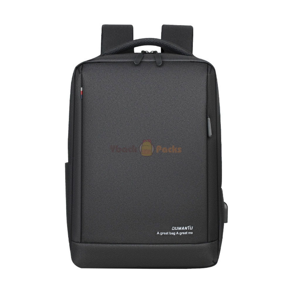 USB Backpack for Men Boys Anti Theft Business Laptop Backpack Daypack Slim College Bag