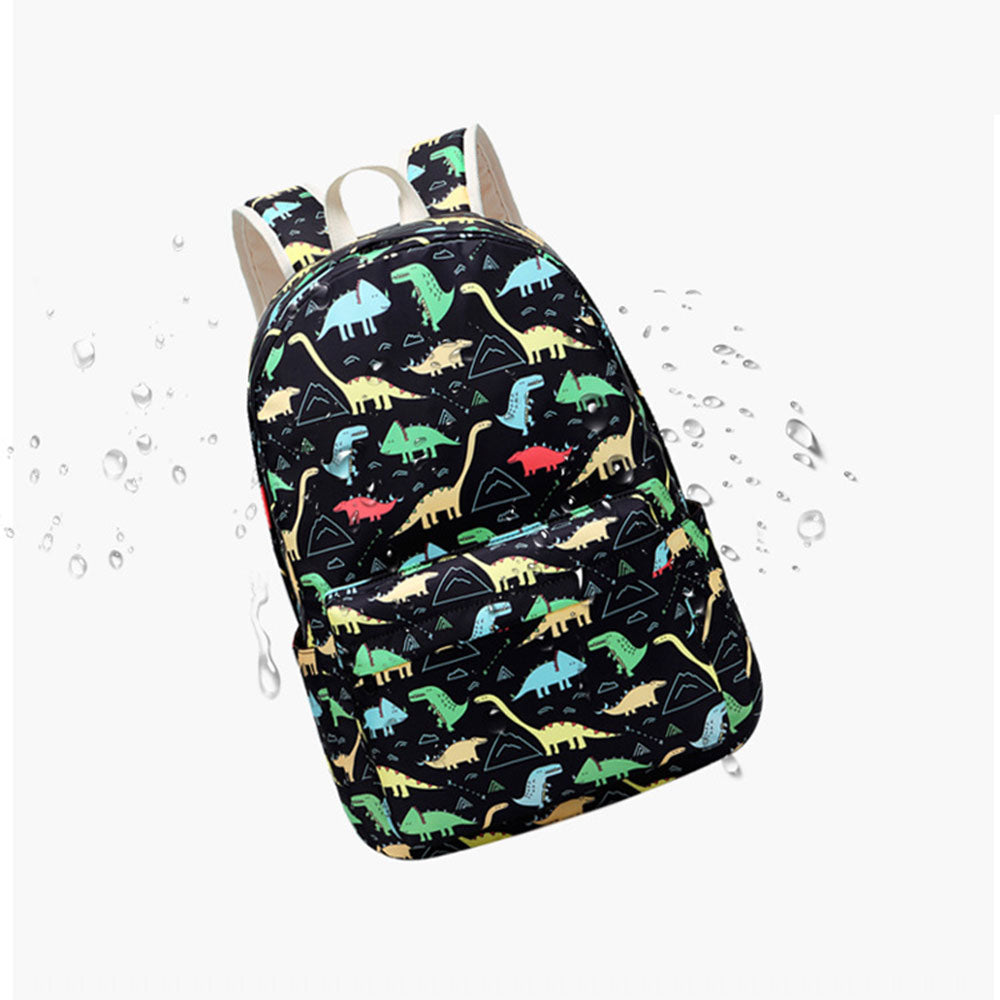 Dinosaur & Unicorn Printing Backpack Sets for Teens Back to School Bookbag for Middle School/Primary School Kids