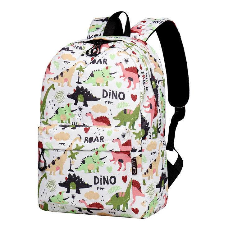 Dinosaur Backpack for Kids Cute Fun Printing Bookbag Lightweight School Bag