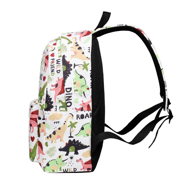 Dinosaur Backpack for Kids Cute Fun Printing Bookbag Lightweight School Bag
