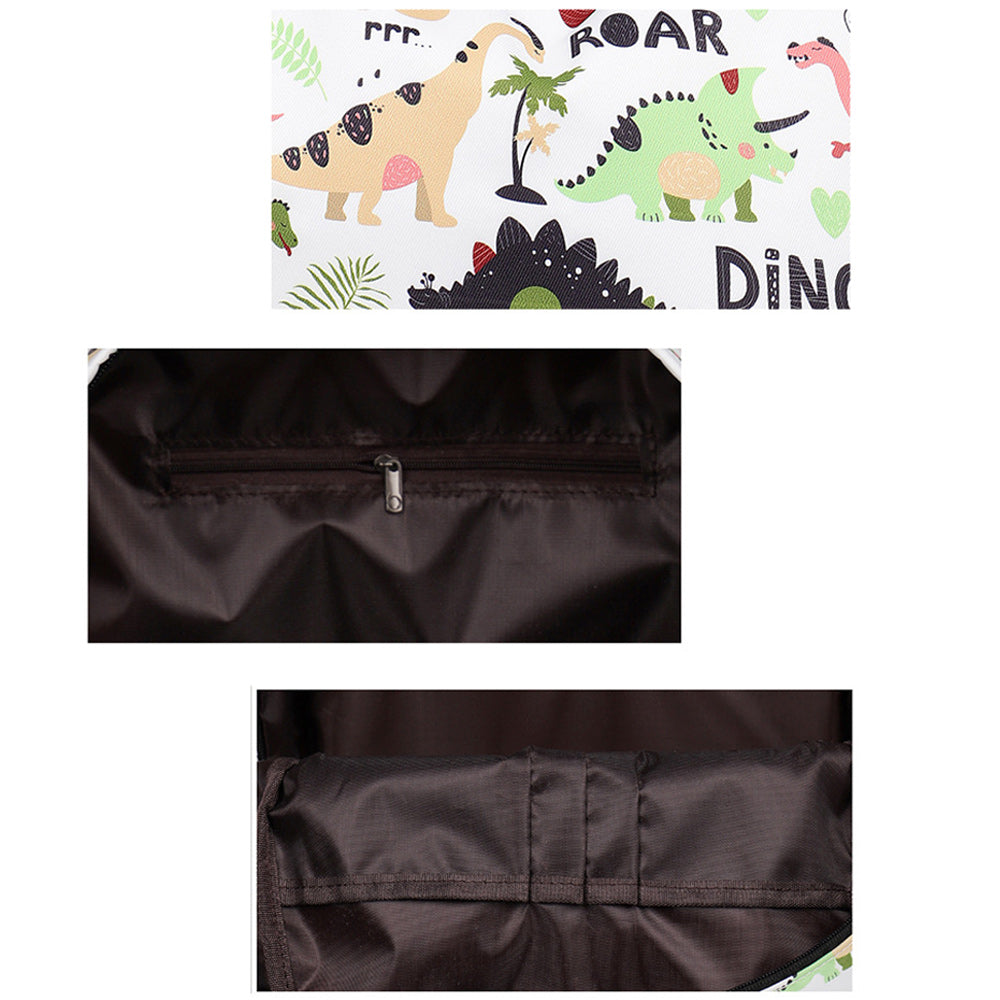 Dinosaur Backpack for Kids Cute Fun Printing Bookbag Lightweight School Bag