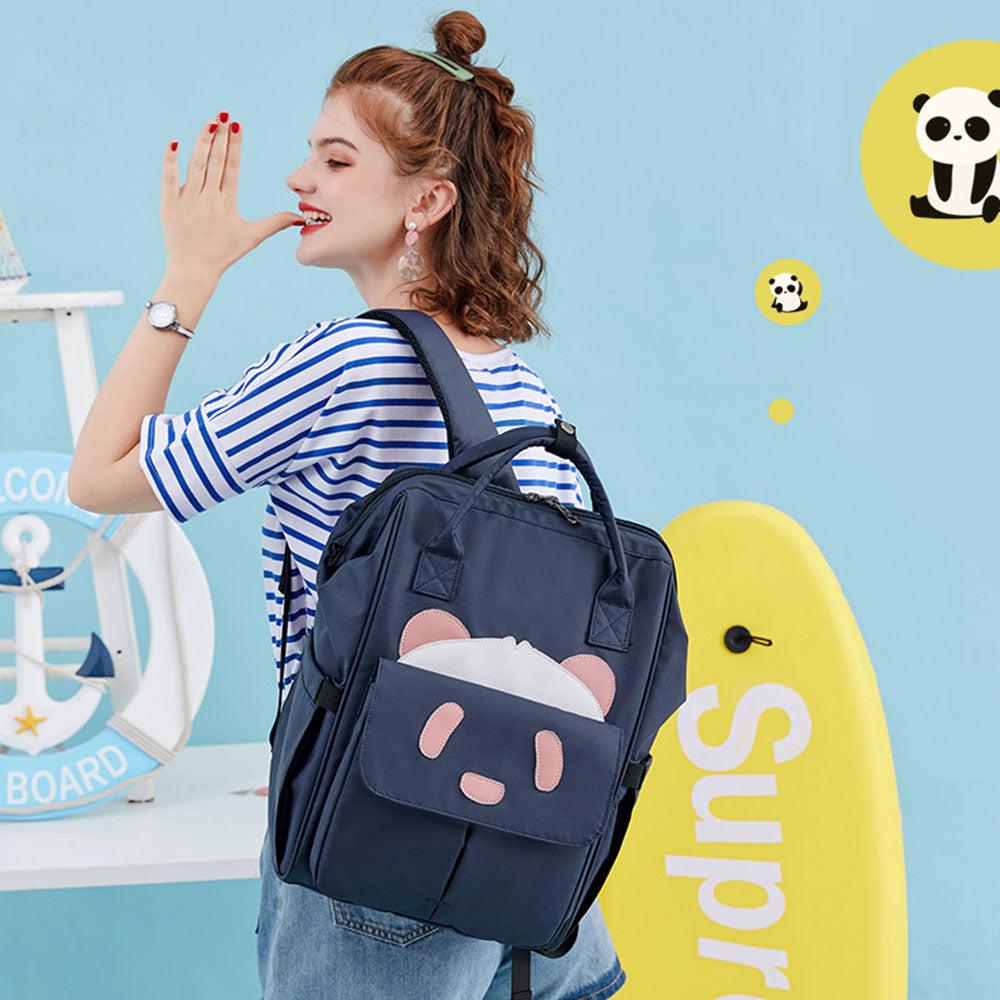 Girls Back to School Bookbag Oxford Waterproof Diaper Bag Travel Bag for Mum