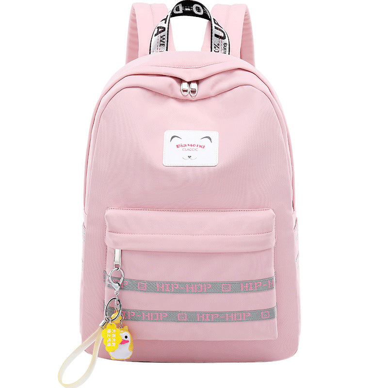Girls School Backpack with USB Charger Cute Lightweight Bookbag Travel Bag Top Level
