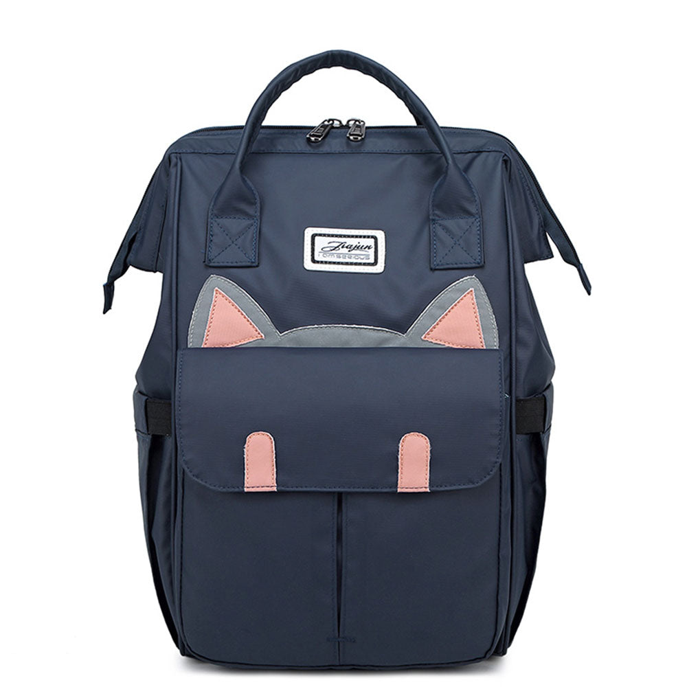 Girl School Backpack Laptop Bag Animal Square Shoulder Handbag for Travel Daypack Fits 14 Inches Laptop Mummy bag