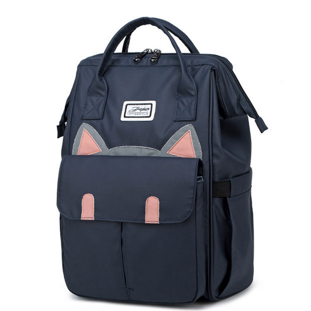 Girl School Backpack Laptop Bag Animal Square Shoulder Handbag for Travel Daypack Fits 14 Inches Laptop Mummy bag