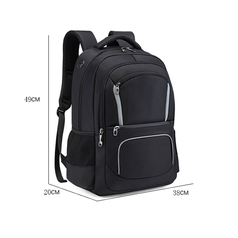 Men's Outdoor Large Capacity Backpack with USB Charging Port Waterproof Commerical Commute Bag Working Bag