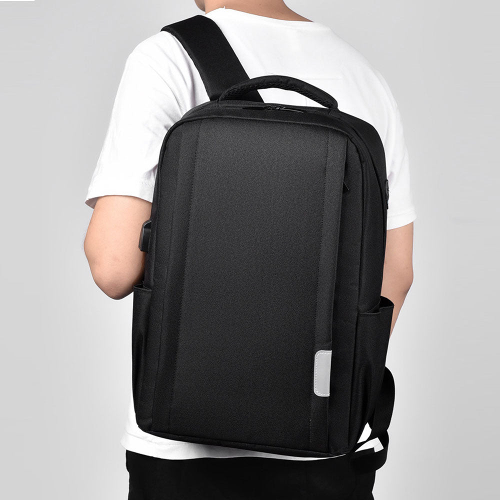 Teens Anti-theft Travel Backpack Large Capacity Business Commerical Bag with USB Charging Port
