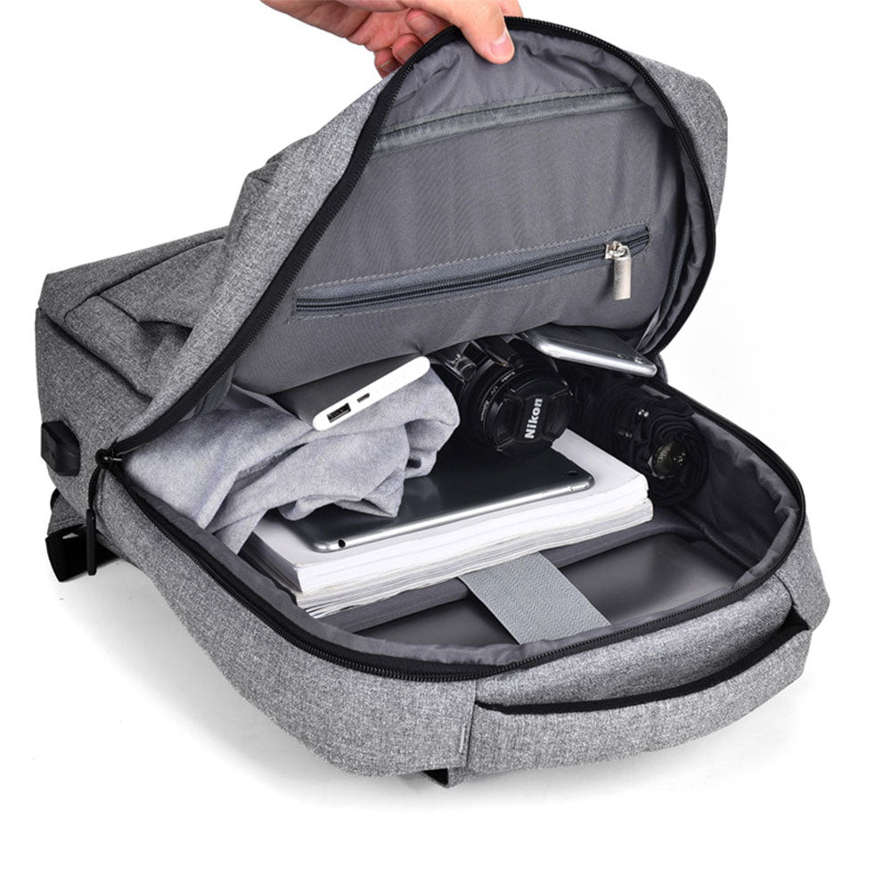 Cool Teens Laptop Backpack with USB Charging Port Sports Bag Computer Bag for School