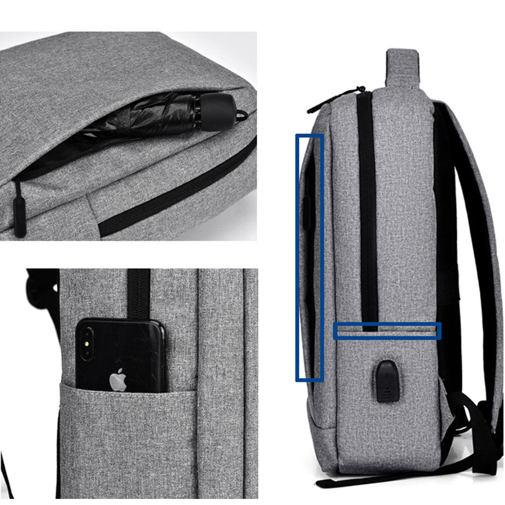 Cool Teens Laptop Backpack with USB Charging Port Sports Bag Computer Bag for School