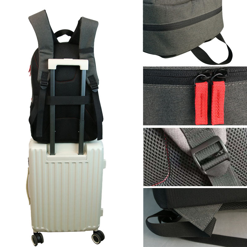 Laptop Business Backpack Large Bookbag for Travel Casual Hiking Daypack