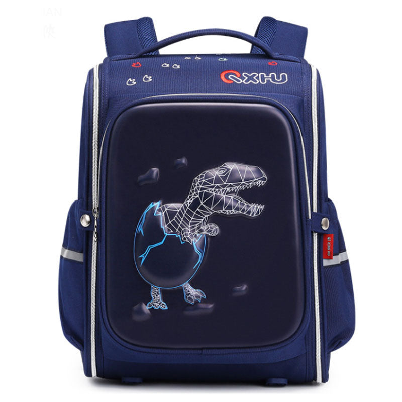 Large Capacity Backpack 3D Heart Dinosaur Children's Bookbags