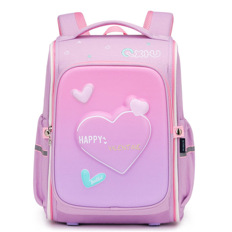 Large Capacity Backpack 3D Heart Dinosaur Children's Bookbags