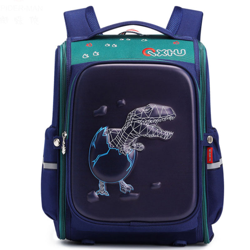 Large Capacity Backpack 3D Heart Dinosaur Children's Bookbags