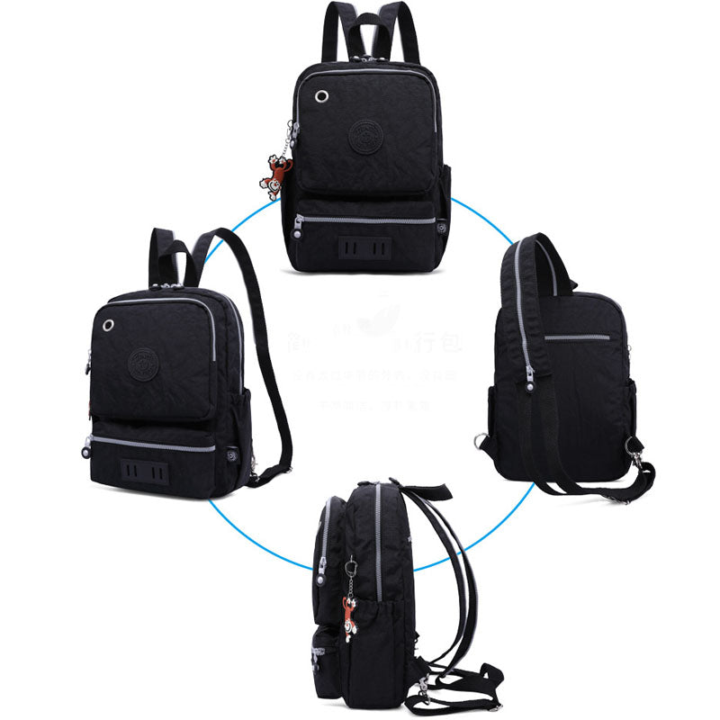 Girls Boys Backpack Nylon Waterproof Bookbag Shoulder Bags Schoolbag